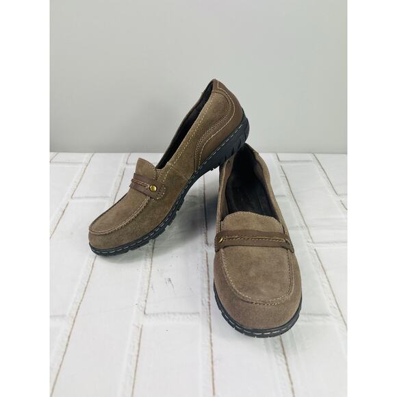 NEW Naturalizer suede tan loafers size 8.5 - Picture 1 of 9